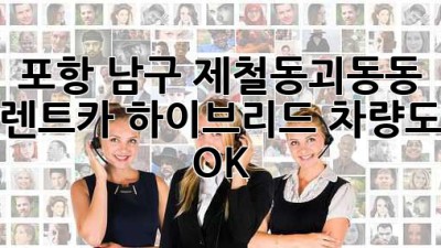 포항 남구 제철동/괴동동 렌트카: 하이브리드 차량도 OK!